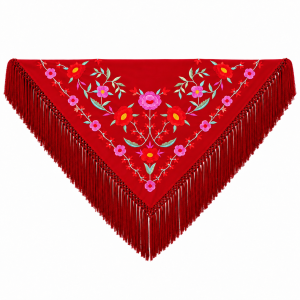 Mantón Edición Premium Sevilla Rojo