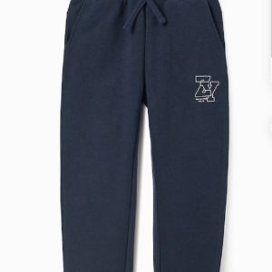 Pantalón de chándal niño Zippy azul marino con cordón