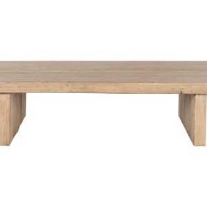 Mesa de Centro Olmo Macizo Natural 179×108 cm