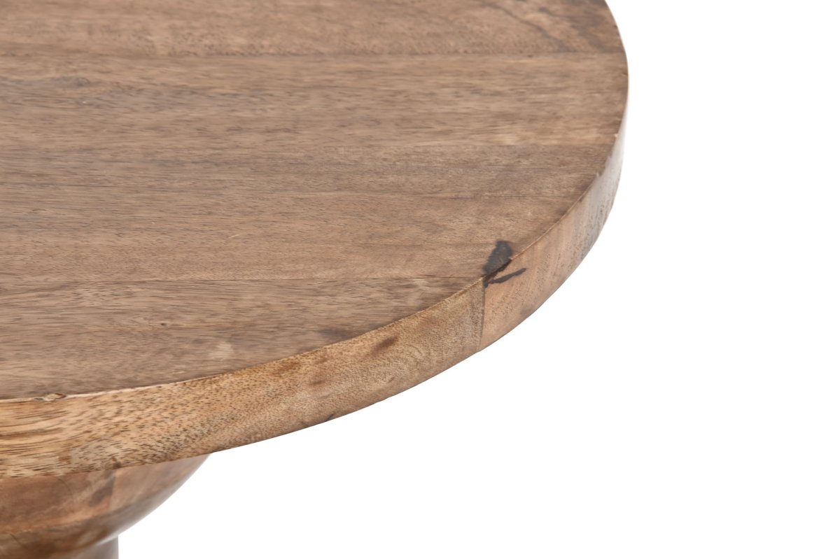 Mesita Auxiliar de Madera de Mango Natural - Imagen 4