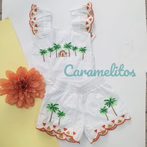 Conjunto tropical niña Milon