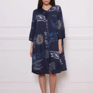 Chemise bohème bleue