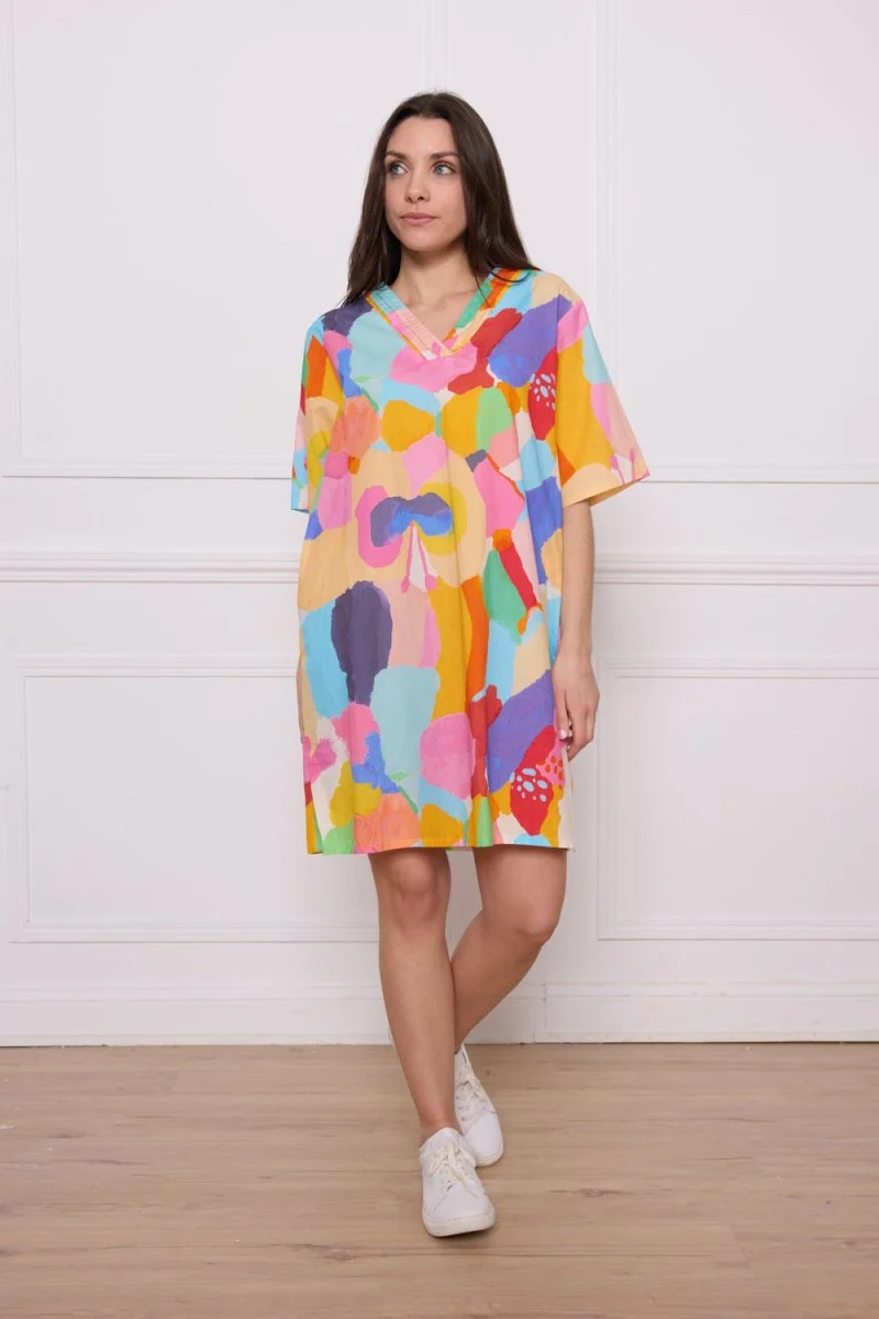 Tunique pastel coton