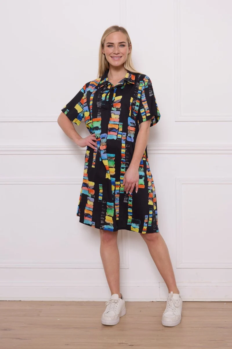 Robe en coton à motifs colorés - Imagen 5