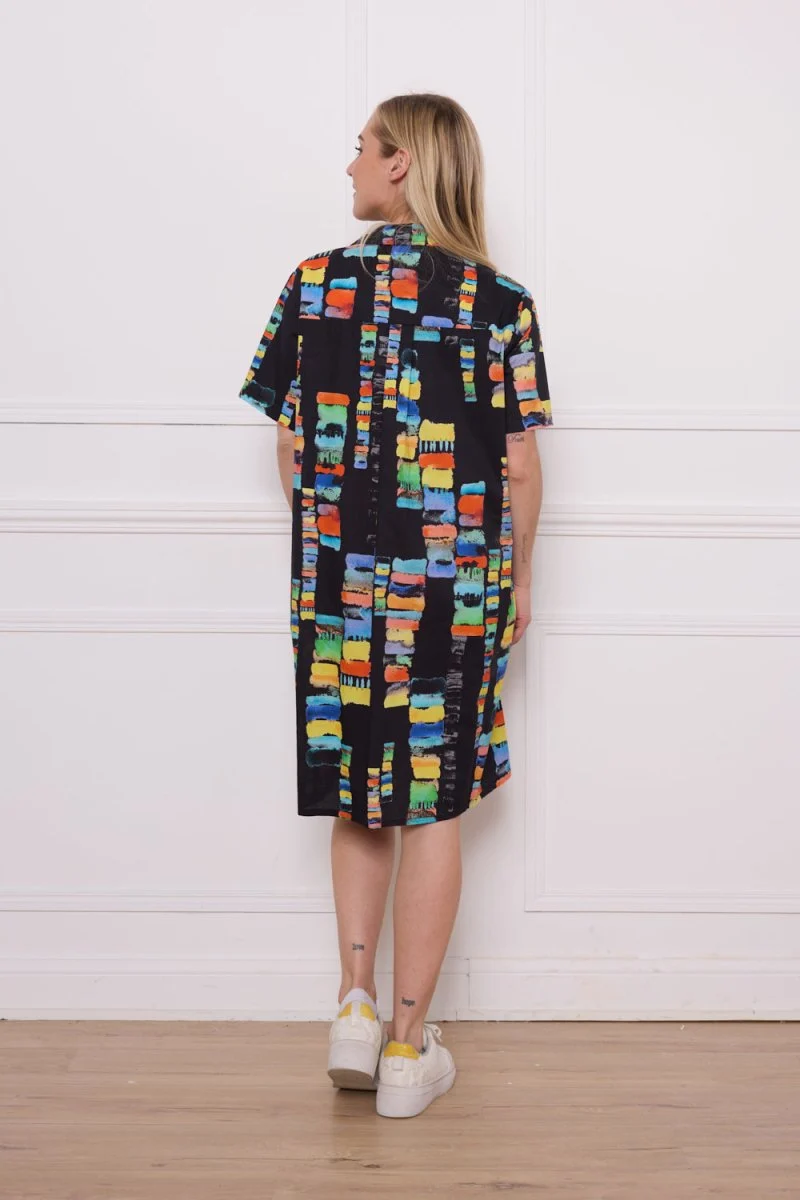 Robe en coton à motifs colorés - Imagen 7