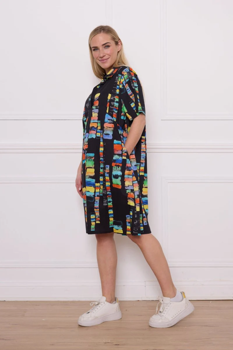 Robe en coton à motifs colorés - Imagen 6