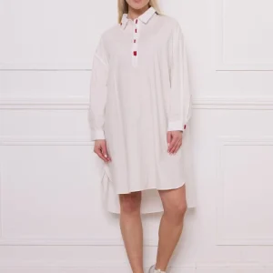Robe asymétrique en coton