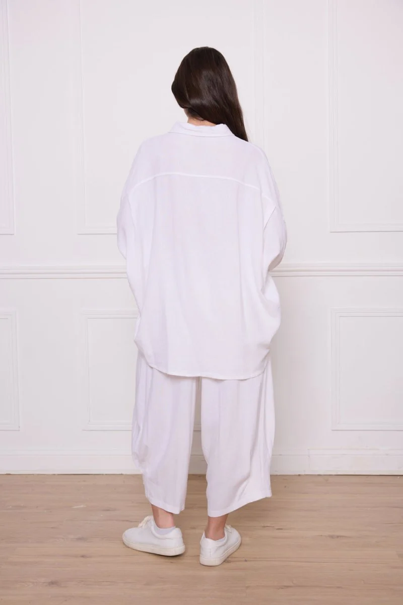 Blouse en lin et viscose - Imagen 4