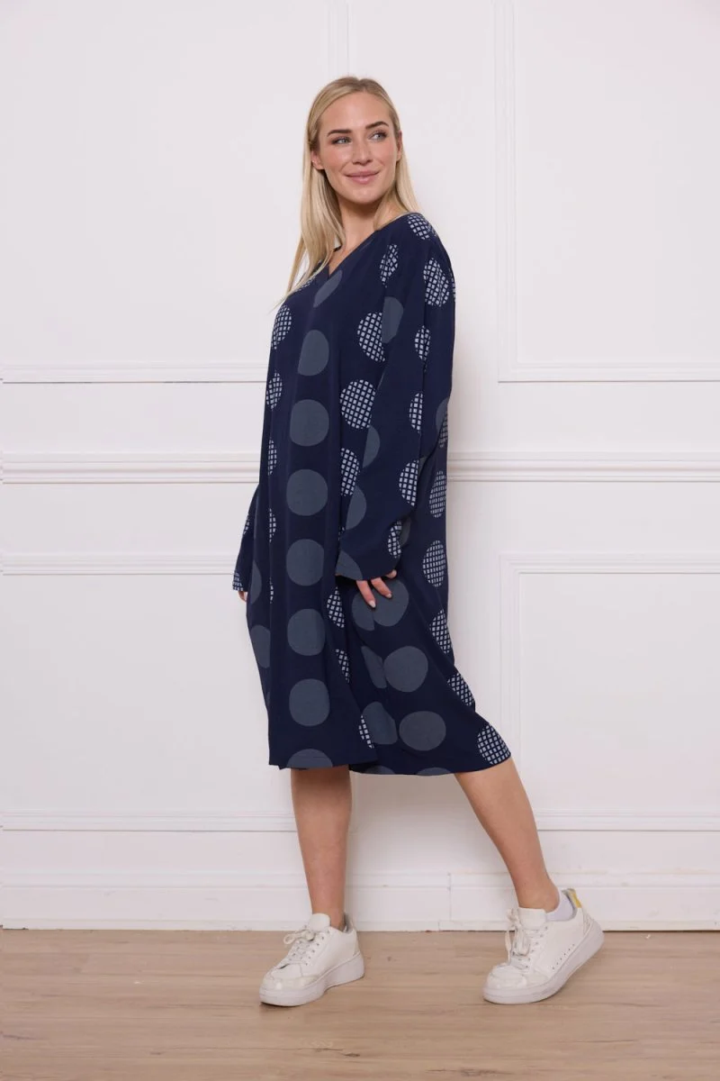 Robe polyester à motifs ronds - Imagen 6