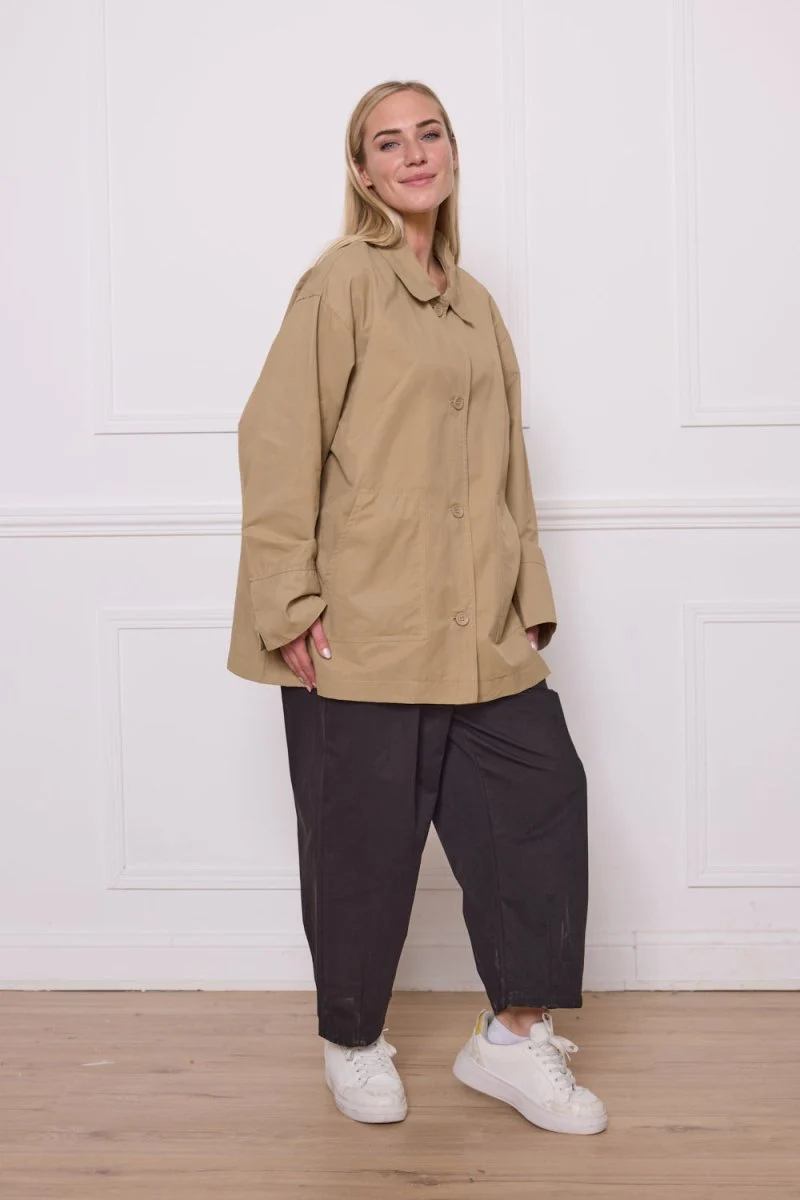 Veste courte légère en coton et nylon - Imagen 3