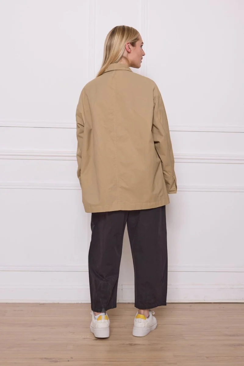 Veste courte légère en coton et nylon - Imagen 4
