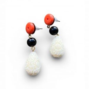 Pendientes Noche de Feria Corales y Negros