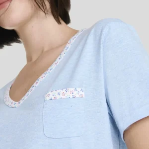 Pijama mujer corto vigore florecitas