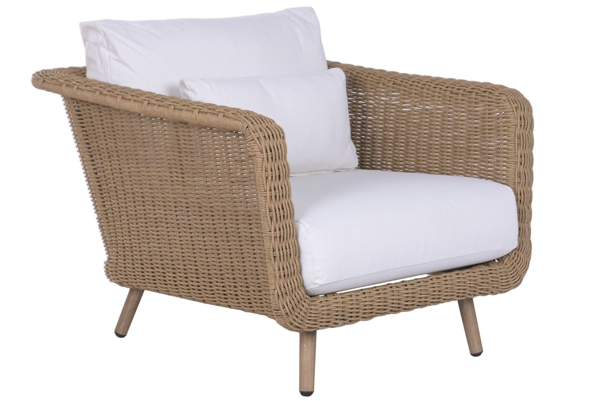 Set de Sofá y Sillones de Jardín en Ratán Sintético y Aluminio - Imagen 5