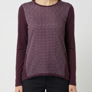 Camiseta Whyci Milano Geometrico Púrpura
