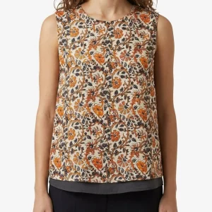 Top Whicy Milano Flores Naranja