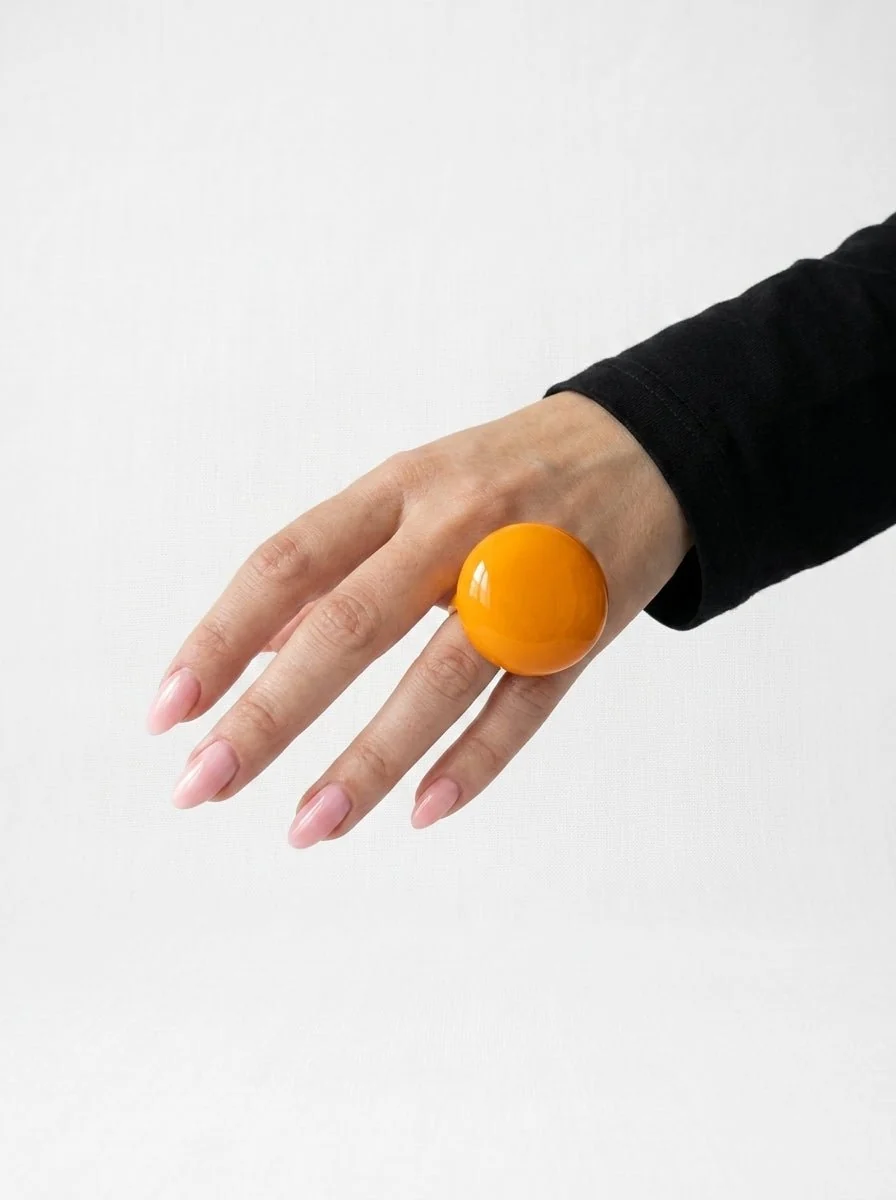 Anillo Fabrizio Marcantelli Armonia Mandarina - Imagen 3