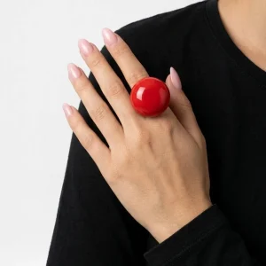 Anillo Fabrizio Marcantelli Armonia Rojo