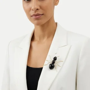 Broche Il Baco Da Seta Hormiga Negro