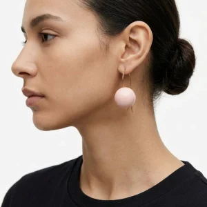 Pendientes Fabrizio Marcantelli Bola Rosa Claro