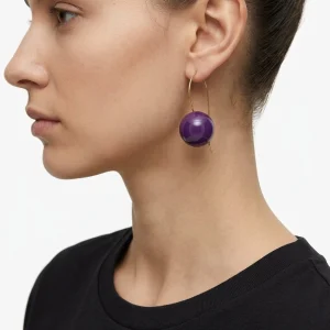 Pendientes Fabrizio Marcantelli Bola Morado