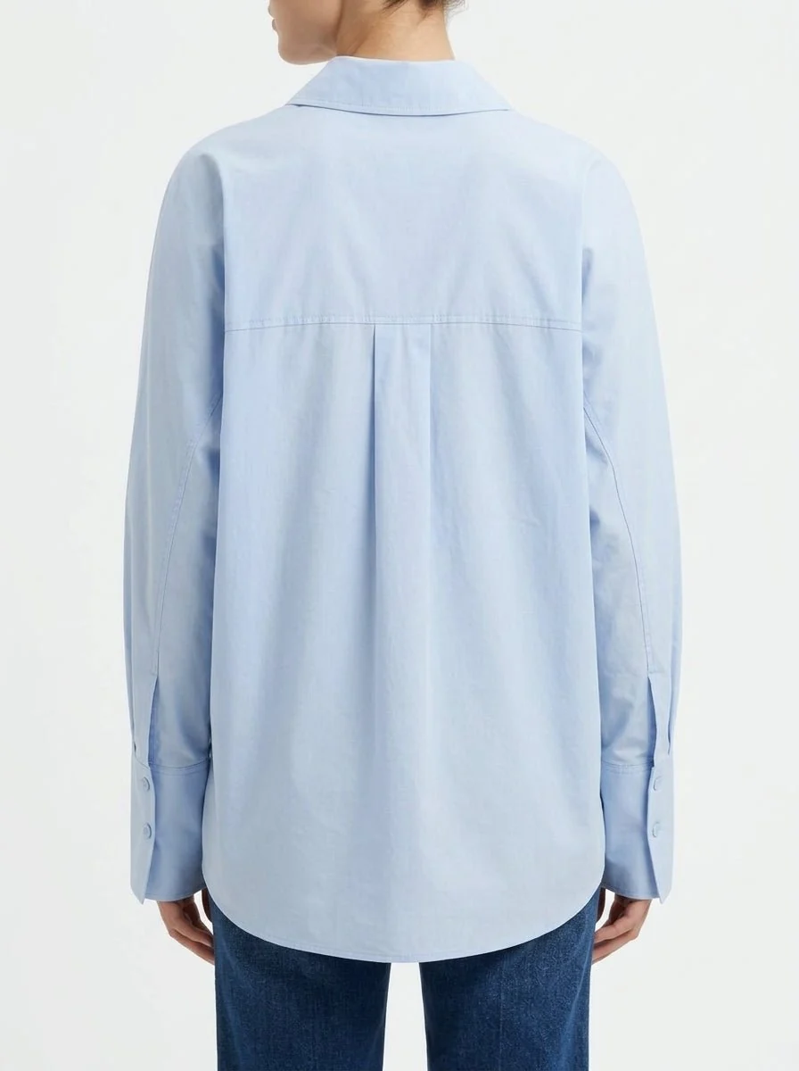 Camisa Ecoalf Crespo Celeste - Imagen 3