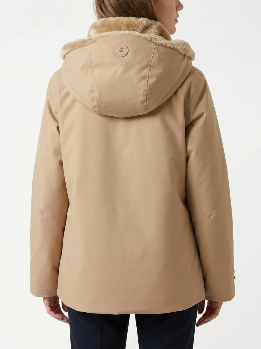 Parka Save The Duck Solana Camel - Imagen 3