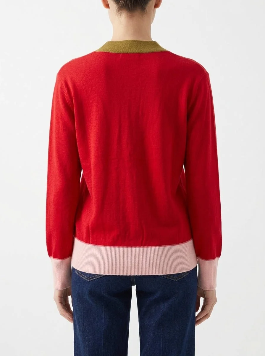 Cardigan In Bed With You Rojo - Imagen 3
