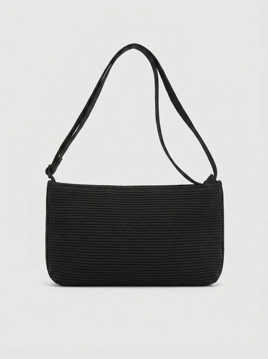 Bolso Ecoalf Tika Baguette Negro - Imagen 3