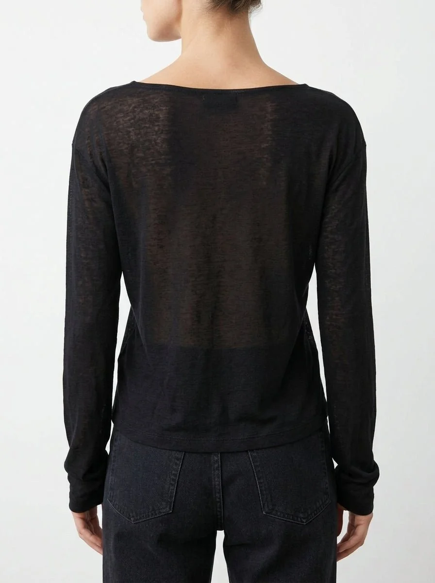 Camiseta Liviana Conti Donnie Negra - Imagen 4