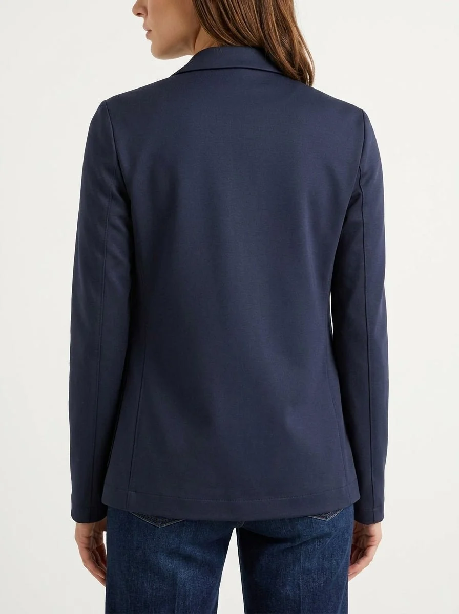 Blazer Harris Wharf London Techno Marino - Imagen 4