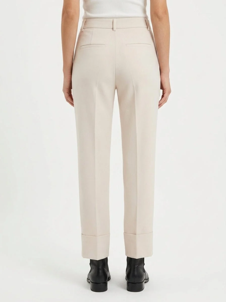 Pantalón AgoeFilo Via Emilia Crudo - Imagen 4
