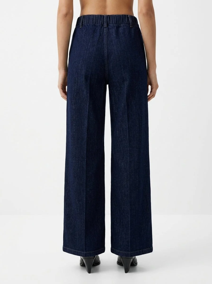 Jeans Ragno Cropp. Wide/Pockets Azul - Imagen 4