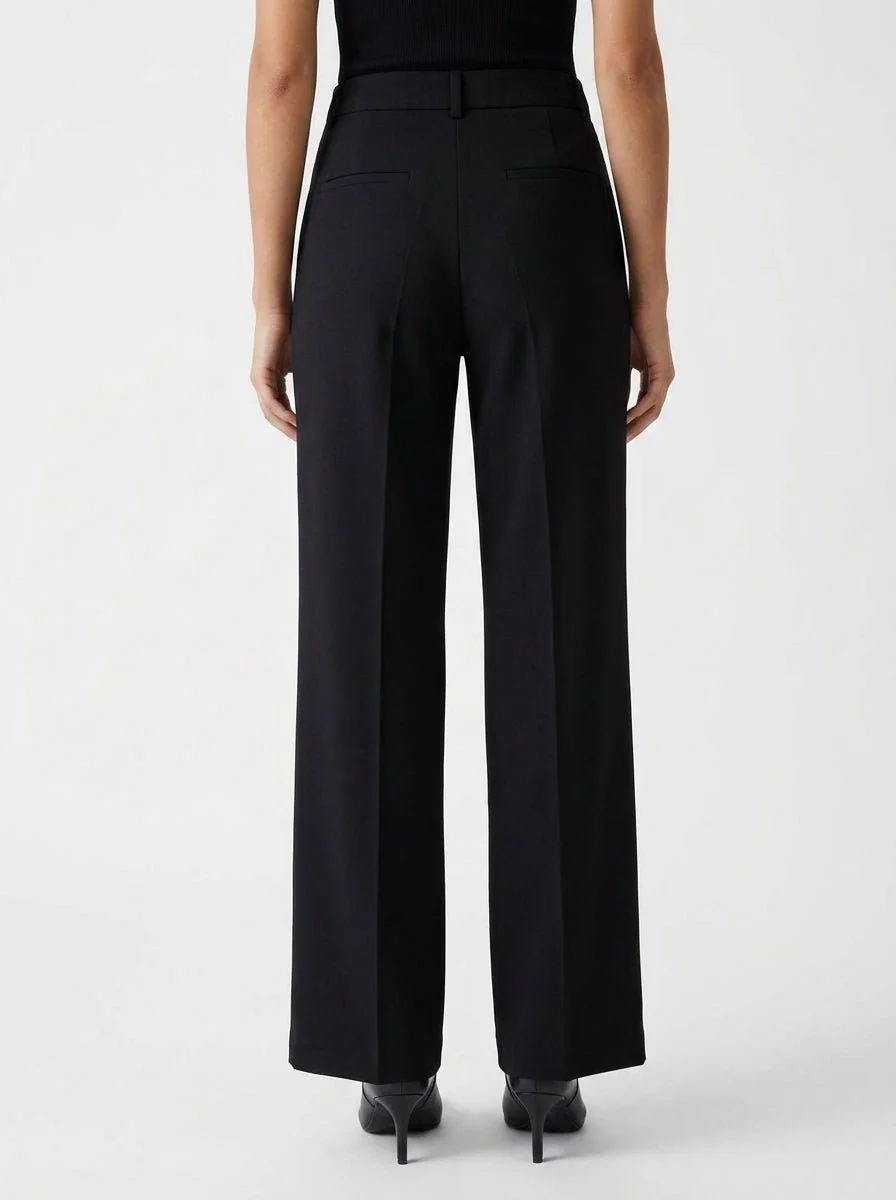 Pantalón Ragno Wide Negro - Imagen 4