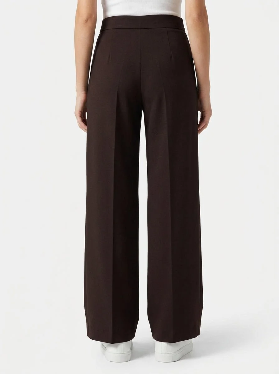 Pantalón Liviana Conti Oscar Marrón Chocolate - Imagen 3