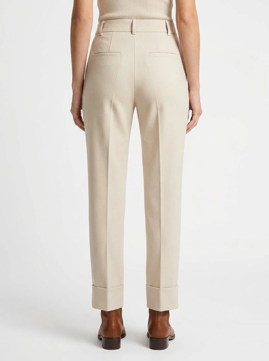Pantalon Ragno Slim Straight Crudo - Imagen 4