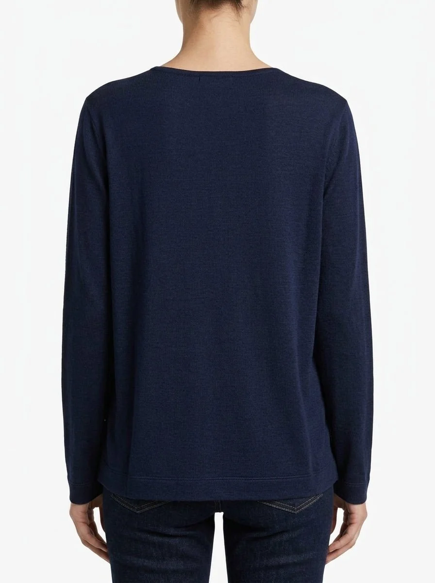 Jersey Whyci Milano Bordado Azul Marino - Imagen 4