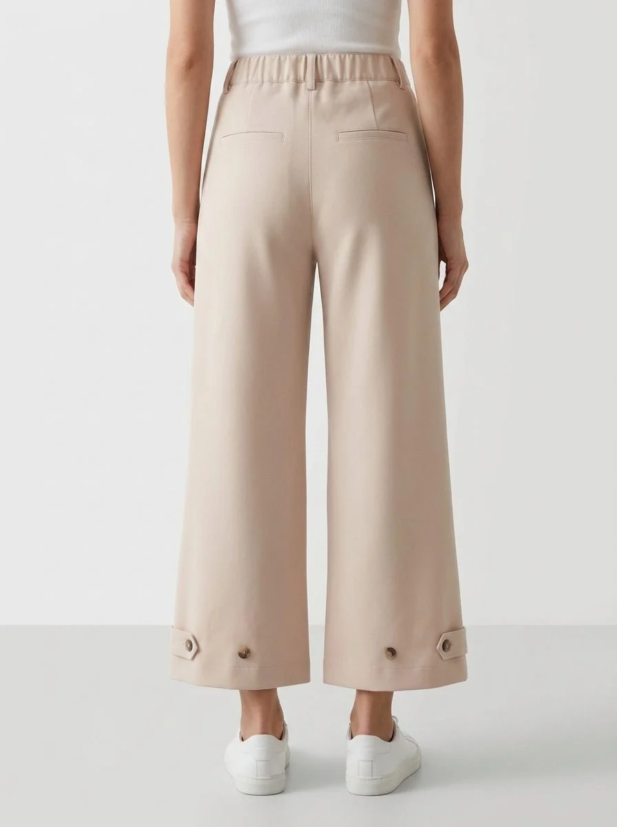 Pantalón Andam Trabilla Crudo - Imagen 4