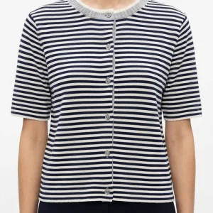 Cardigan Floor Punto Rayas Marino