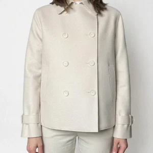 Chaqueta Harris Wharf London Trench Lana Crema
