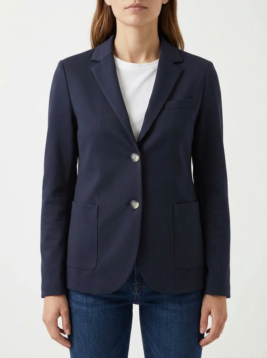 Blazer Harris Wharf London Techno Marino - Imagen 2