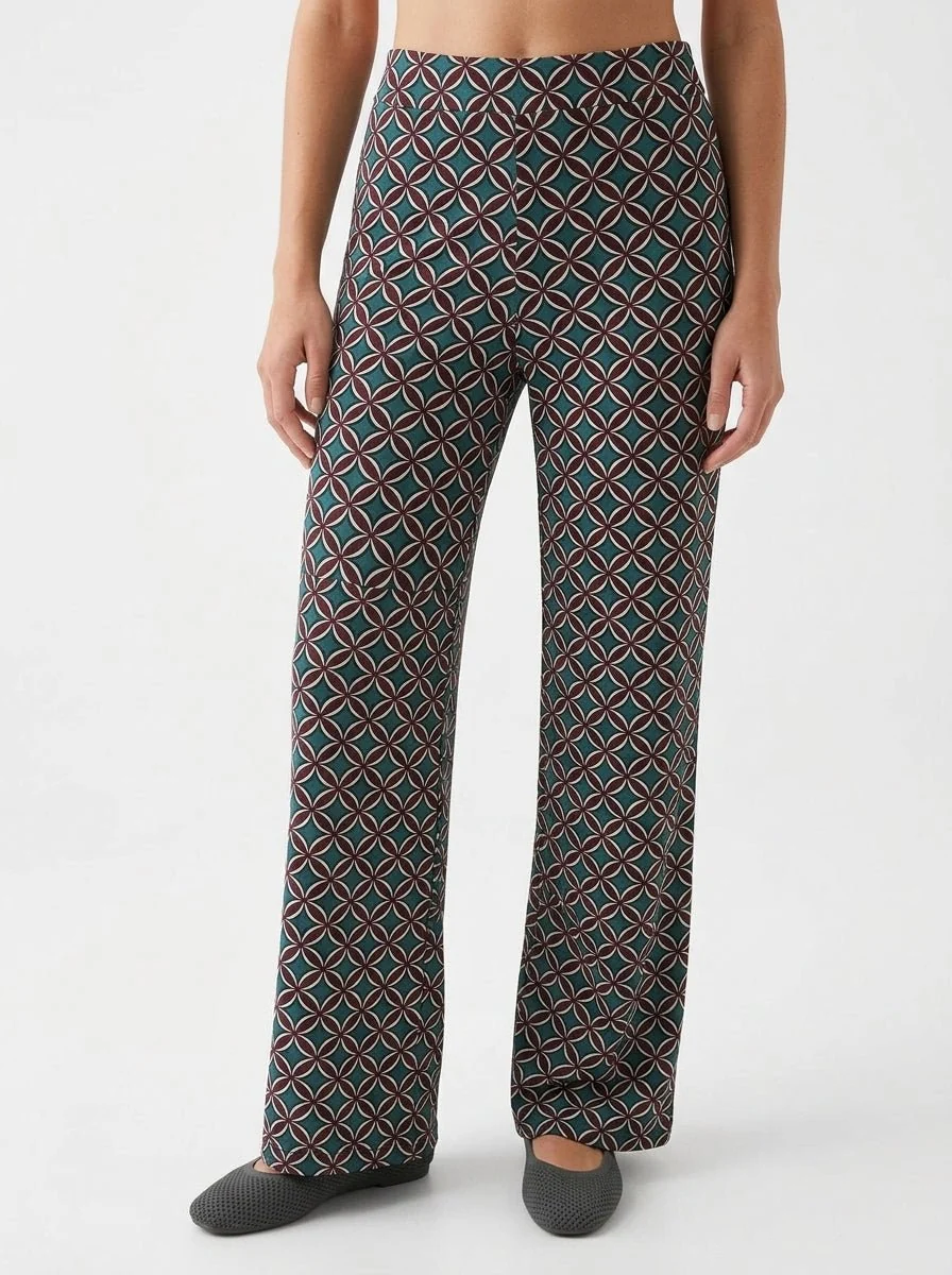 Pantalon Monika Varga Estampado Flor