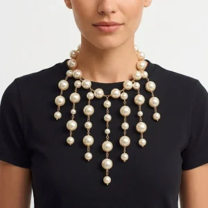 Collar Fabrizio Marcantelli Chandelier Perlas