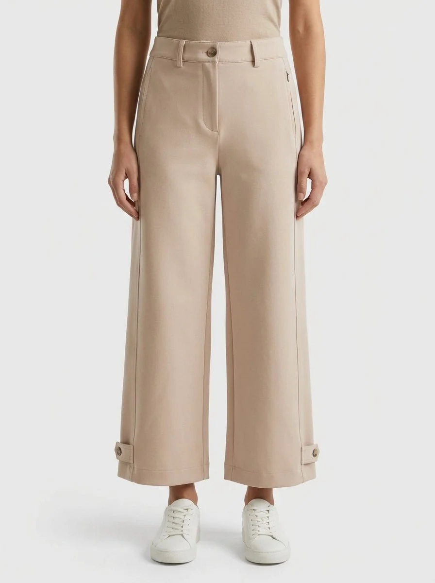 Pantalón Andam Trabilla Crudo - Imagen 2