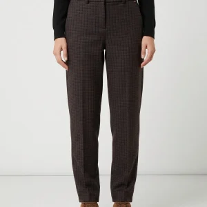 Pantalón Andam Cuadros Marrón