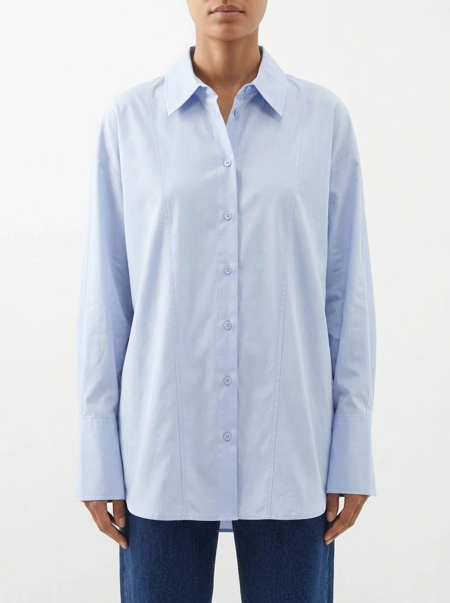 Camisa Ecoalf Crespo Celeste - Imagen 2