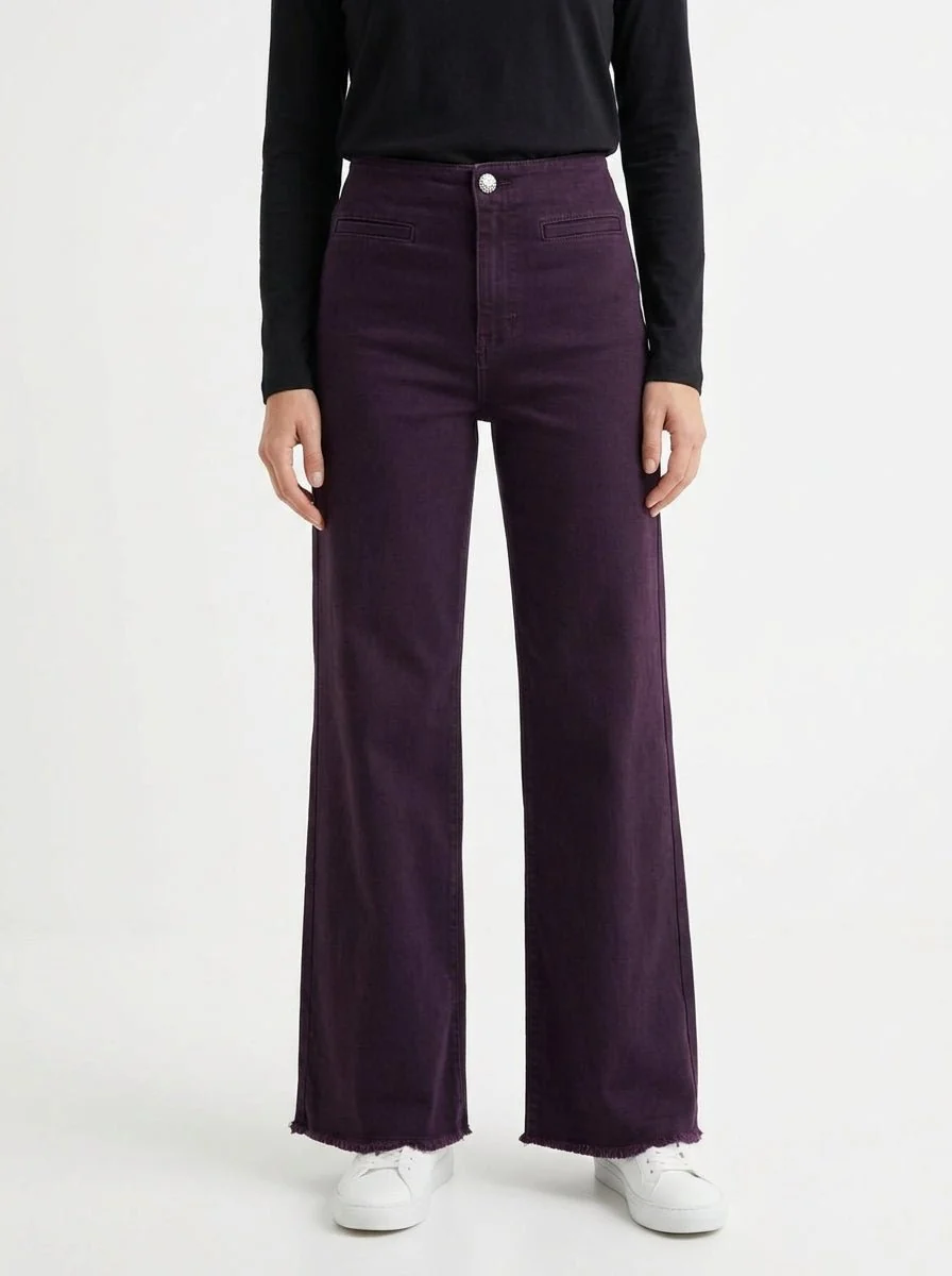 Pantalón AgoeFilo Via Conti Vino - Imagen 2