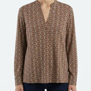 Top Monika Varga Cadena Marron