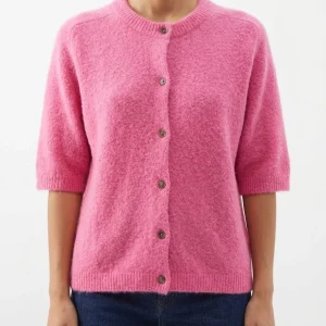Cardigan Floor Manga Corta Rosa