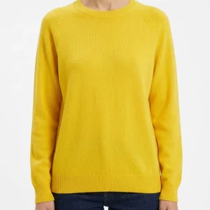 Jersey Floor Cuello Redondo Amarillo